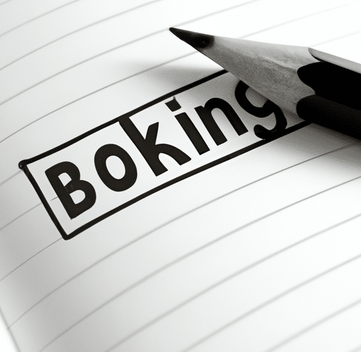 Booking – kluczowa umiejętność skutecznego zarządzania czasem i zasobami