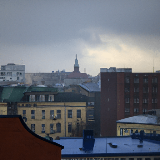 W cieniu kultowej łódzkiej fabryki: Pogoda Łódź nie przestaje zaskakiwać