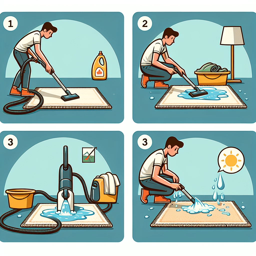 jak uprać dywan