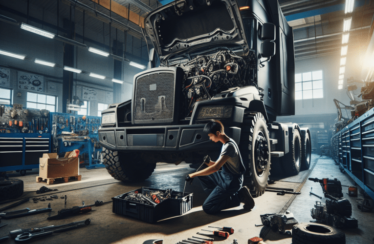 Warsztat ciężarówki: Jak efektywnie zarządzać przestrzenią roboczą dla pojazdów ciężkich