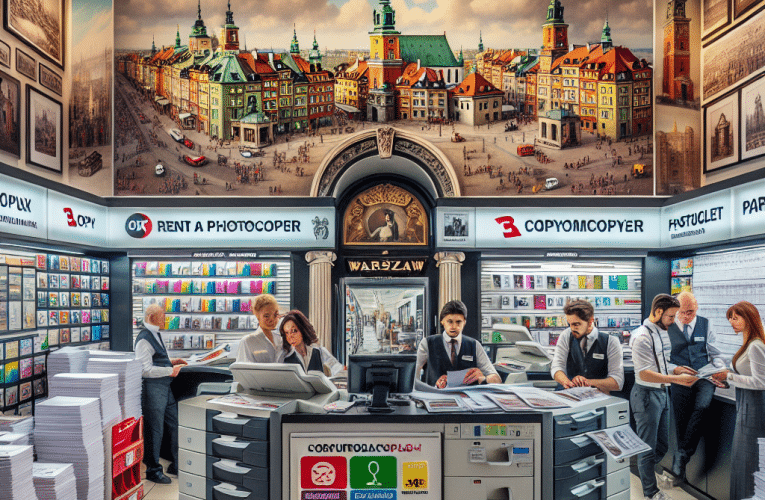 Wynajem kserokopiarek w Warszawie: Kompleksowy przewodnik po usługach kopiowania w stolicy
