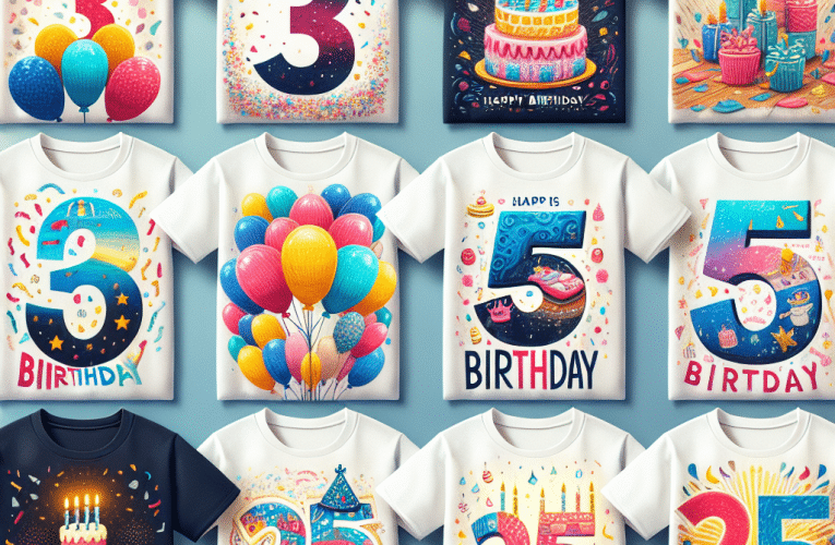 Koszulki urodzinowe z nadrukiem – jak samodzielnie stworzyć oryginalny prezent?