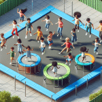 trampoliny na place zabaw