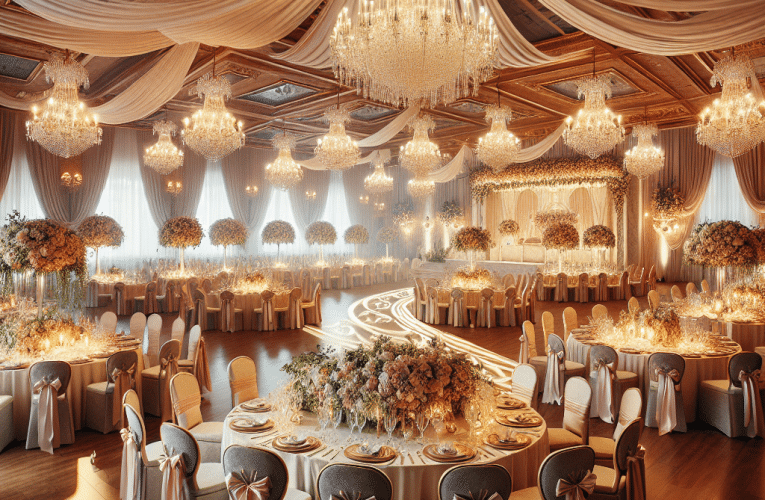 Sala weselna – jak wybrać idealne miejsce na Twoje wymarzone wesele?
