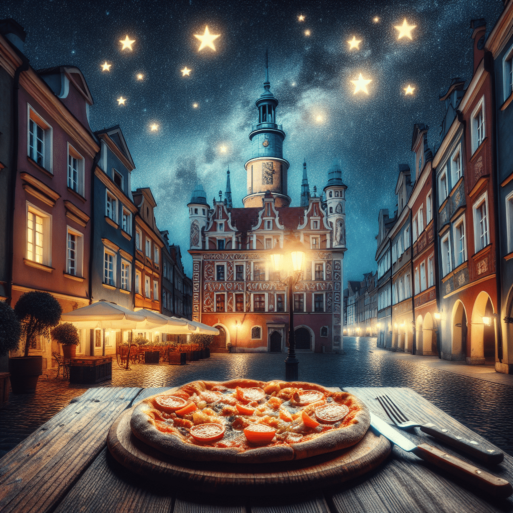 dobra pizza nocą poznań