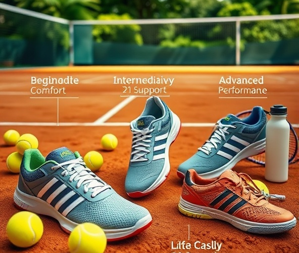 Jak wybrać idealne buty do tenisa ziemnego dla różnych poziomów zaawansowania?
