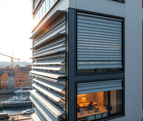 Jakie żaluzje fasadowe w Gdańsku najlepiej obniżą koszty chłodzenia?