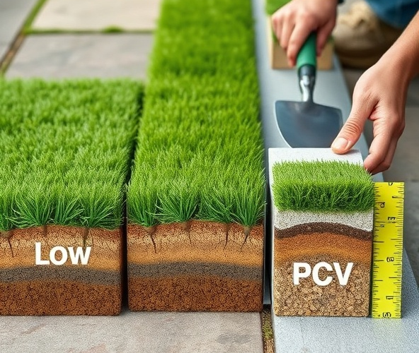 Jakie wymiary grodzice pcv dobrać, by zatrzymać darń przy kostce?