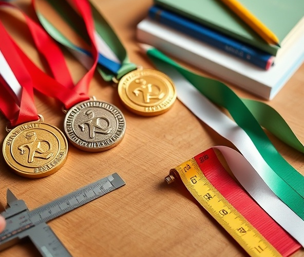 Jak dobrać rozmiar i wstążki do medali odlewanych na konkurs szkolny?