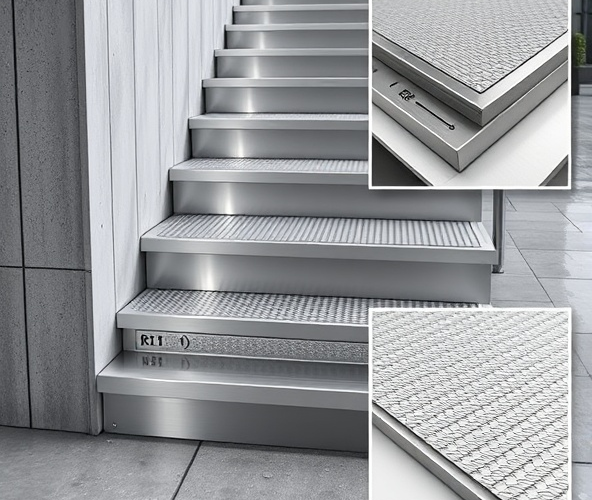 Jak dobrać stopnie ze stali nierdzewnej R11 na schody zewnętrzne?