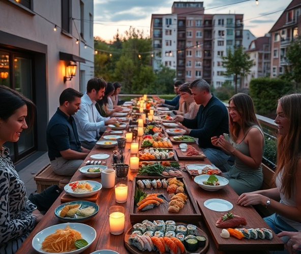 Gdzie zamówić sushi w Warszawie na Bemowie na imprezę 20 osób?