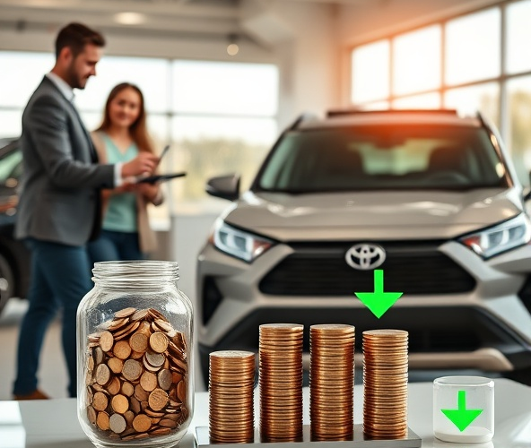 Jak obniżyć ratę toyota rav4 leasing zwiększając wkład własny?
