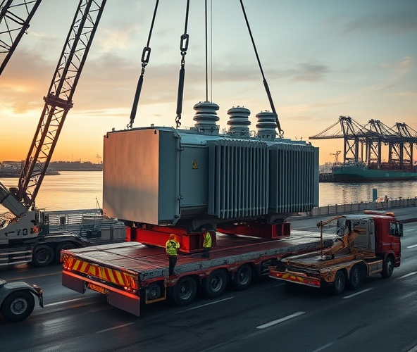 Jak zlecić transport transformatora 80 t w Szczecinie bez uszkodzeń?