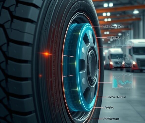 Jakie czujniki najlepiej wykrywają deformację opony w pojazdach floty?