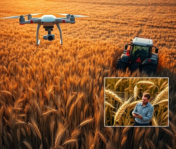 Dron czy ciągnik: która wykryje miotłę zbożową w pszenicy ozimej?