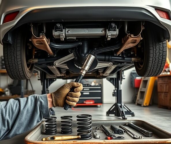 Czy samemu wymienić tylne sprężyny pomocnicze w Toyocie Auris E18?