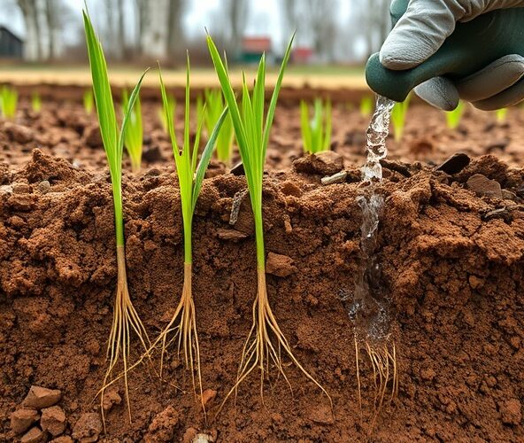 Czy trawa z siewu w Michałowicach szybko się ukorzeni na glinie?