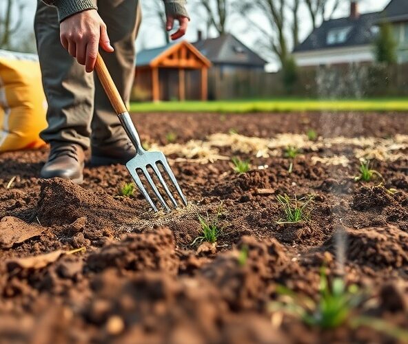 Jak siać trawę z siewu w Michałowicach na glinie, by szybciej wzeszła?
