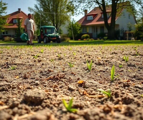 Czy trawa z siewu w Michałowicach w lipcu wzejdzie bez podlewania?