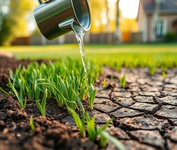 Czy trawa z siewu w Michałowicach zniesie ograniczone podlewanie?