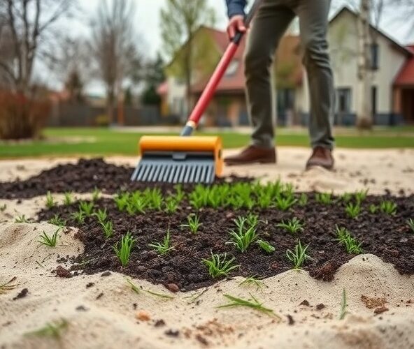 Jak przygotować podłoże pod trawę z siewu w Michałowicach na piasku?