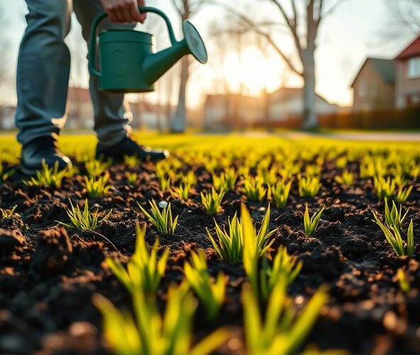 Jak szybko zagęścić trawę z siewu w Michałowicach k. Warszawy?