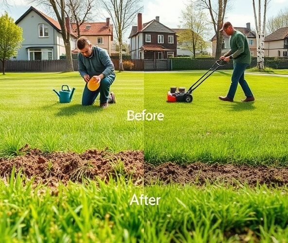 Jak zagęścić trawę z siewu w Michałowicach: dosiewka czy aeracja?