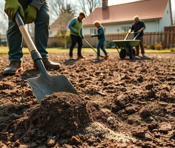 Jak przygotować gliniastą glebę pod trawę z siewu w Michałowicach?