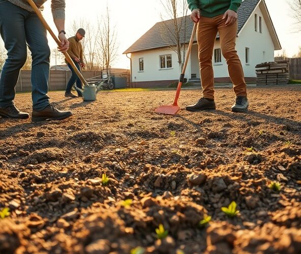 Jak wysiać trawę z siewu w Michałowicach na działce po budowie?