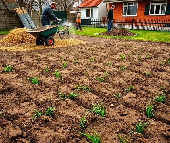 Kiedy siać trawę z siewu w Michałowicach na glinie po budowie?