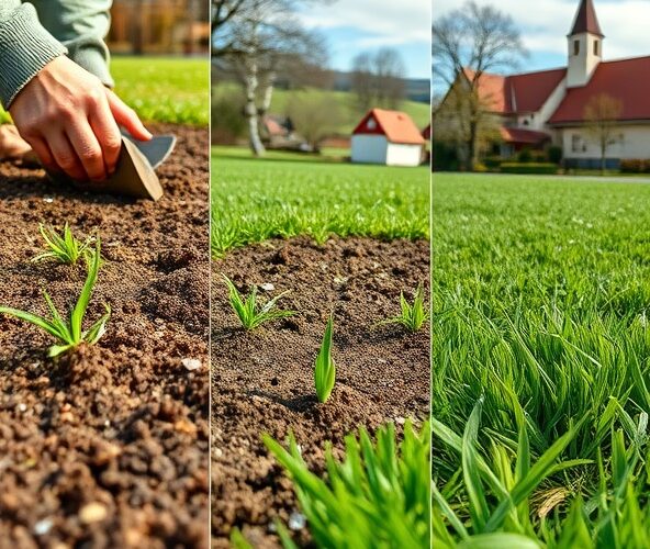 Jak szybko przyjmie się trawa z siewu w Michałowicach?