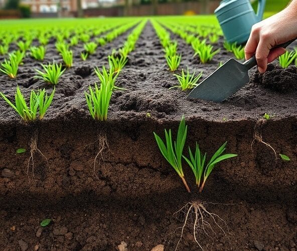 Czy trawa z siewu w Michałowicach dobrze ukorzeni się na glinie?