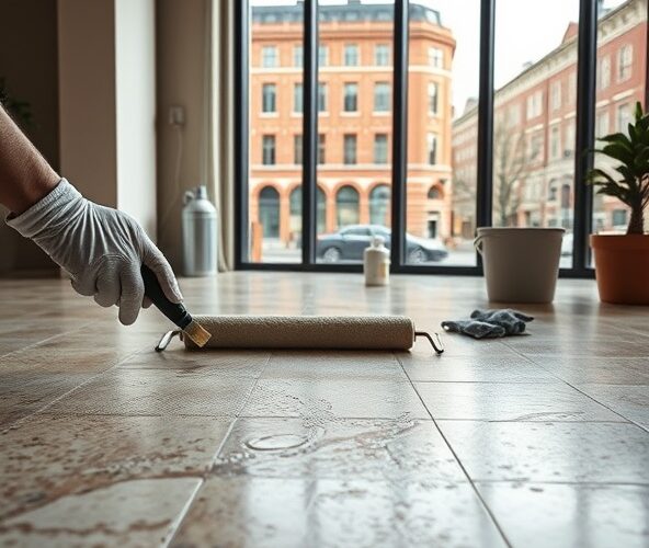 Jak impregnować trawertyn w Łodzi, by chronić posadzkę?