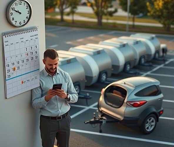 Ile wcześniej zarezerwować wynajem przyczepy samochodowej?