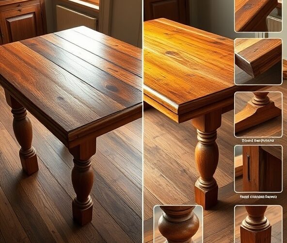 Jak odróżnić antyczne stoły dębowe od reprodukcji?