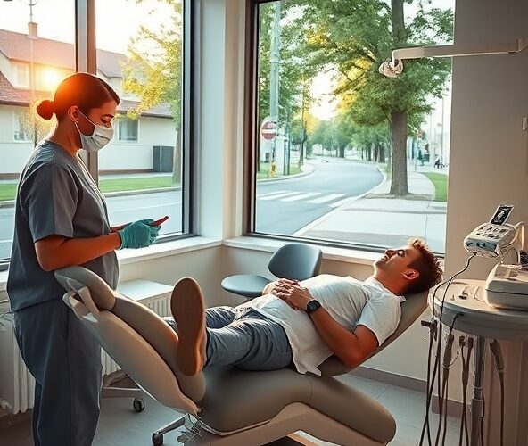 Gdzie na Saskiej Kępie dentysta wykonuje sedację dożylną u dorosłych?