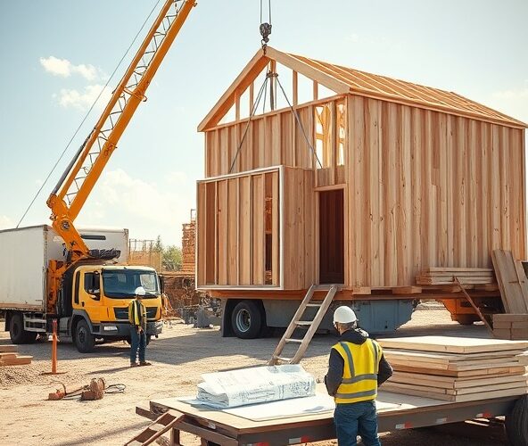 Domy drewniane na zamówienie: jak obniżyć koszty montażu na budowie?