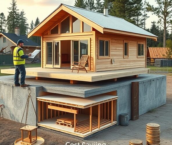 Czy płyta fundamentowa obniży koszt domów drewnianych na zamówienie?