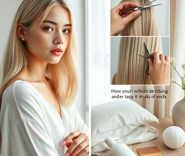 Jak zapuszczać cienkie włosy po rozjaśnianiu bez łamania końcówek?