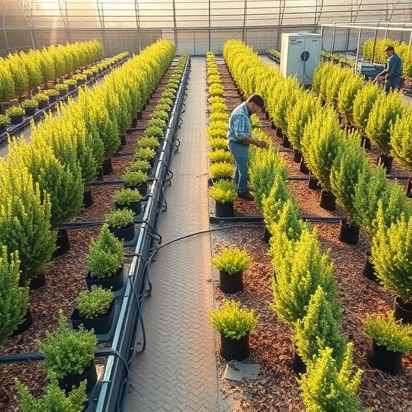 szkółka krzewów ozdobnych