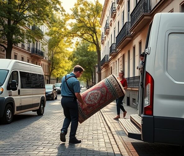 Czy teppichreinigung Charlottenburg robi odbiór i dostawę dywanu?