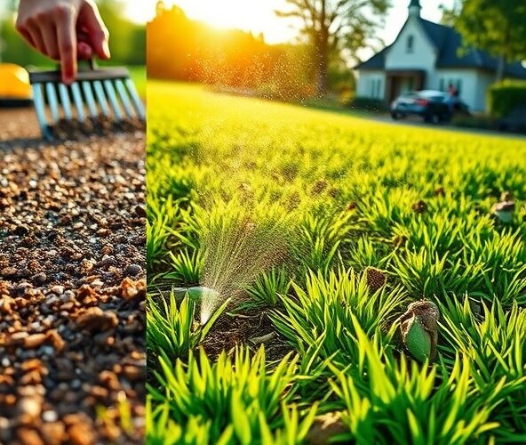 Jak długo podlewać trawę z siewu w Michałowicach, by była gęsta?