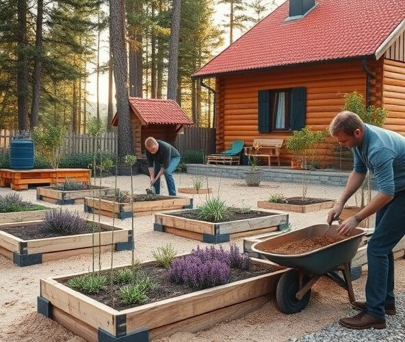 Jak tanio zaplanować zakładanie ogrodu w Podkowie Leśnej na piasku?