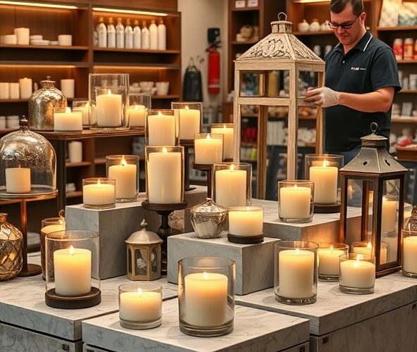Jak dobrać podstawki pod świeczki do bezpiecznej ekspozycji w sklepie?