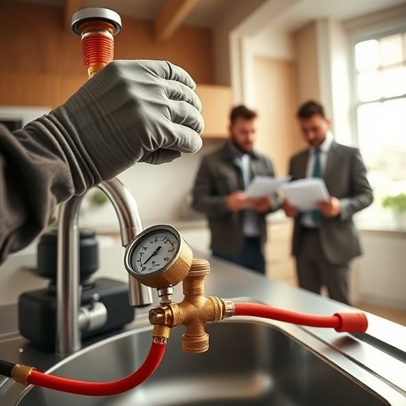 próba ciśnieniowa instalacji wodnej