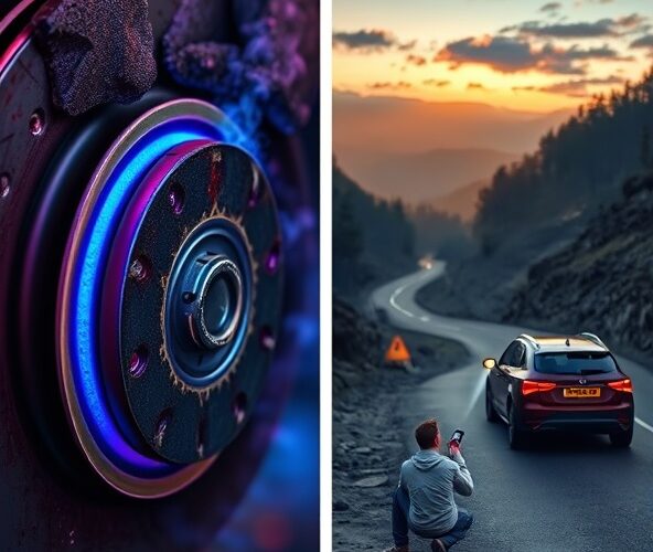 Jak rozpoznać spalone hamulce po długim zjeździe w górach i uniknąć awarii?