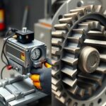 dżwignik elektryczny na listwie zębatej z przekładnią ślimakowa