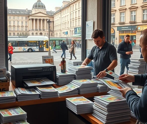 Jak wydrukować ulotki w Warszawie dla sklepu, aby zdobyć klientów?