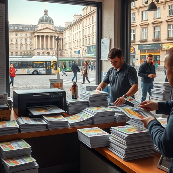 druk ulotek warszawa