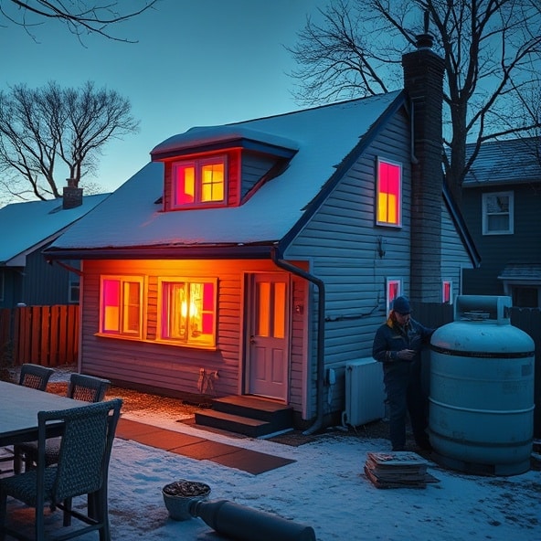 ogrzewanie domu gazem płynnym